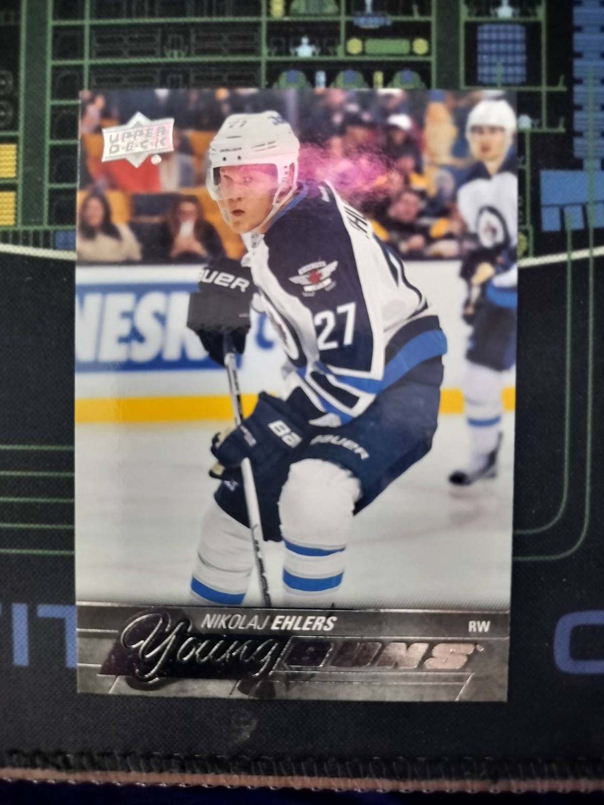 Nikolaj Ehlers #223 Hockey Cards 2015 Upper Deck trading card — raw and PSA graded price guide