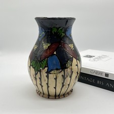 Antike Ernst Huber Roethe Jugendstil Vase • Schlickermalerei • Keramik Steingut