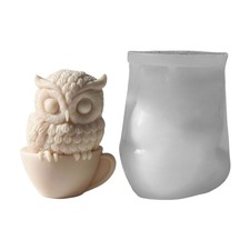 Convenient Owl Shaped Silicone Mold For DIY Scented Making