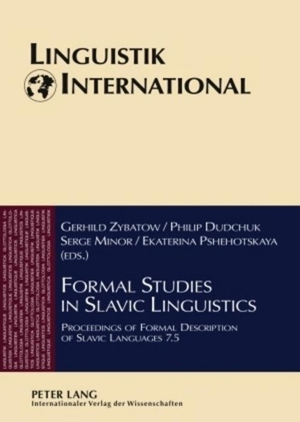 Formal Studies In Slavic Linguistics Gerhild Zybatow-image