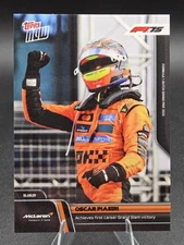 Oscar Piastri 2025 Topps Now Formula 1 #57 First Career Grand Slam *In Hand*