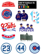 MLB Chicago Cubs Stickers