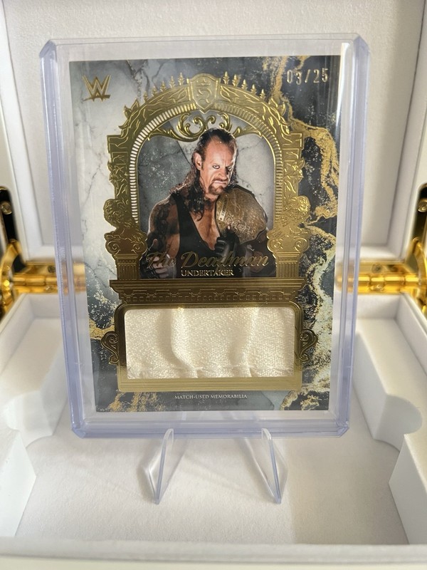 2025 Topps Royalty WWE Undertaker The Deadman Relic /25 #TDR-5