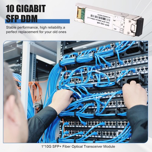 10G SFP+ Glasfaser-Transceiver- 850 nm 300 M Multimode-Duplex LC 10 Gi2486 - Afbeelding 7 van 7