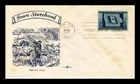 US COVER IOWA STATEHOOD CENTENNIAL FDC SCOTT 942 PENT ARTS CACHET