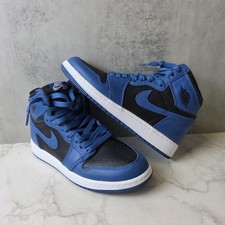 Nike Air Jordan 1 Retro High OG Dark Marina Blue Black GS 575441 404 Size 5.5Y