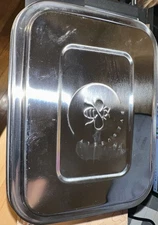 Everusely - Bento Box for Kids -6.5x4.7 / 27oz - Stainless Steel Purple Holder