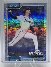 2026 Topps Eury Pérez Opening Day Foil #285 Miami Marlins