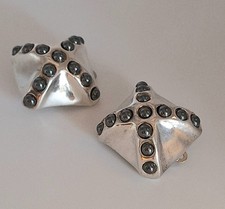 Designer-Ohrclips Simon Sebbag, Sterlingsilbe...