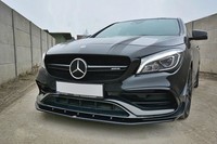 Maxton Design Frontlippe V.1 Passend FüR Mercedes Cla A45 Amg C117 Fl Schwarz Ho