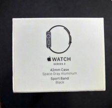 Apple Watch Series 3 42mm Space Gray Black Sport Band EMPTY BOX