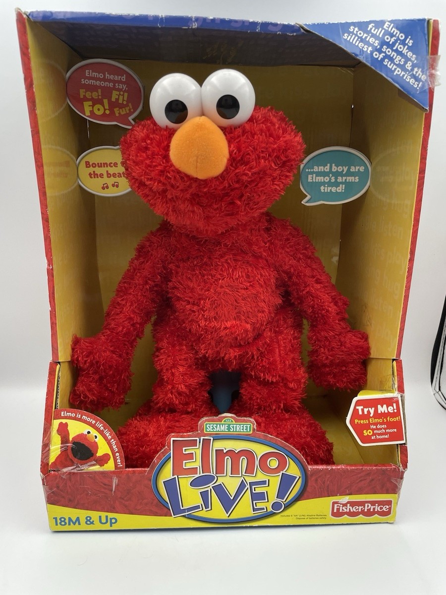 NEW 2008 Elmo Live! Fisher Price Sesame Street - *Needs New