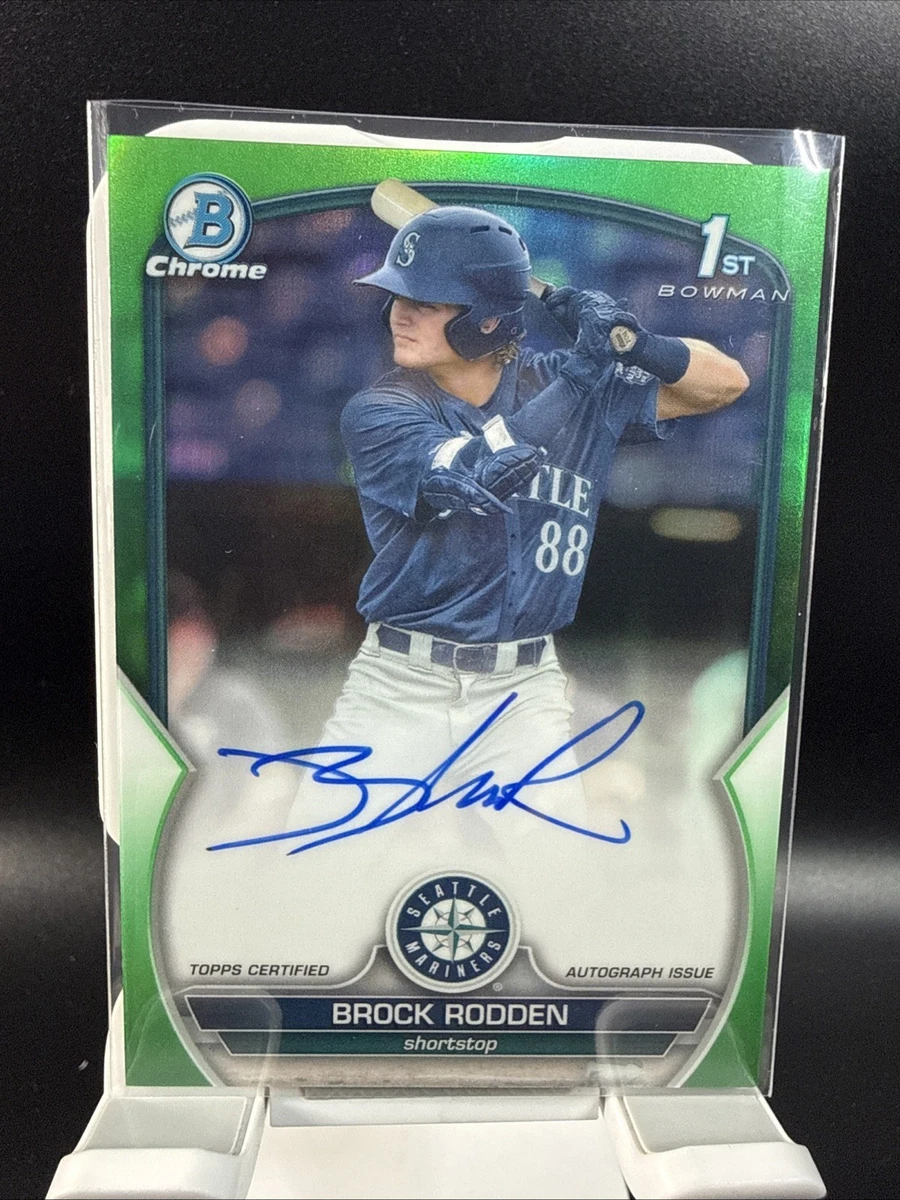Bowman Seattle Mariners Baseball Autographed Sports Trading Cards
