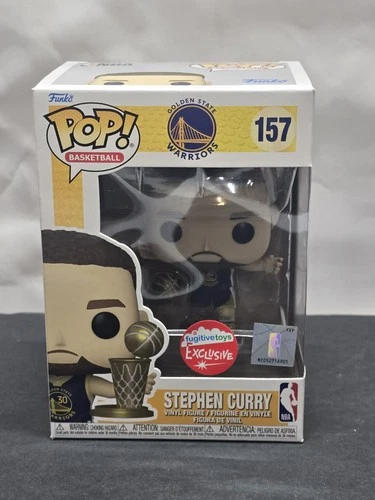 Funko Pop Stephen Curry 157 Fugitive Toys Exclusive NBA Golden State NEW
