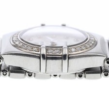 OMEGA 1460.79 Constellation Mini My Choice Iris Color Stone 12P Diamond Bezel Qu 6