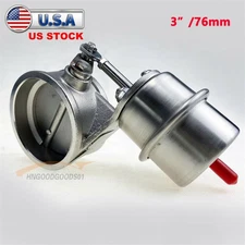 3"/3 inch Exhaust Control Valve Vacuum Actuated Closed Style Downpipe Steel