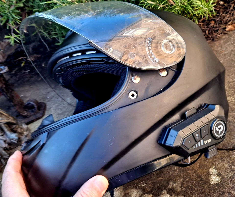 Zorax Helmet ECER22-05 Size Medium 57-58 -1500+50g Black Full Face Tidy Helmet - Image 4 of 4