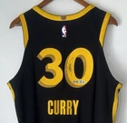 Stephen Curry Signed Warriors Authentic Nike ADV NBA City Jersey USASM (BAS LOA)