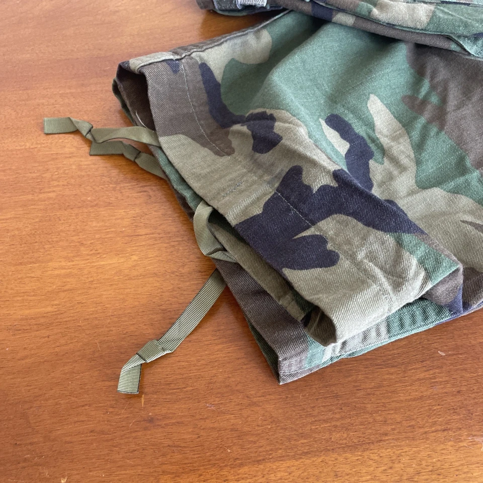 USGI BDU Men's Pants Medium EXTRA-Short Woodland Camo Green Cargo Hunting - Image 3 of 4