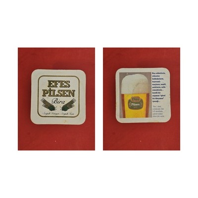 Efes Pilsen Bira Brauerei Bierdeckel Beermat