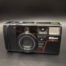 Nikon Tele Touch 300 AF Point Shoot 35mm Film Camera 35-55mm Macro Lens