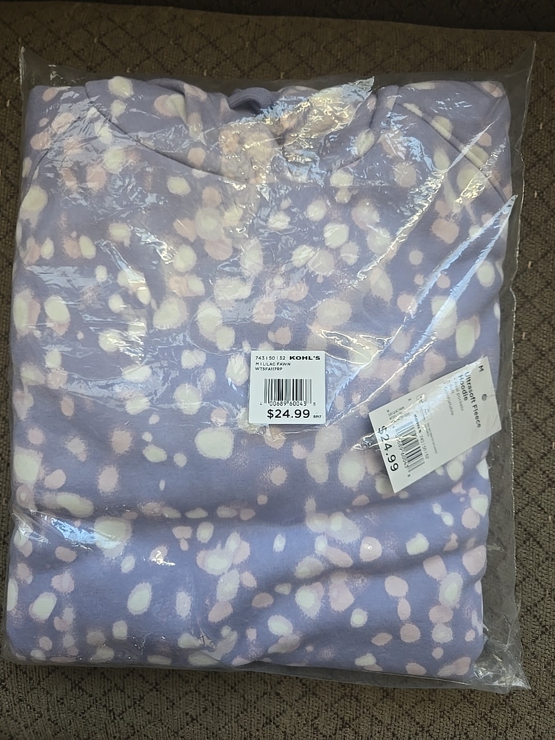 Sweatshirt, Pullover Hoodie. Womens Tek Gear Size M Ultrasoft Fleece-image