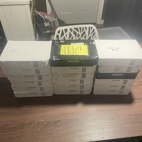 Nintendo Wii Console Lot 18 White & Black Consoles for Parts/Broken Disc Drive