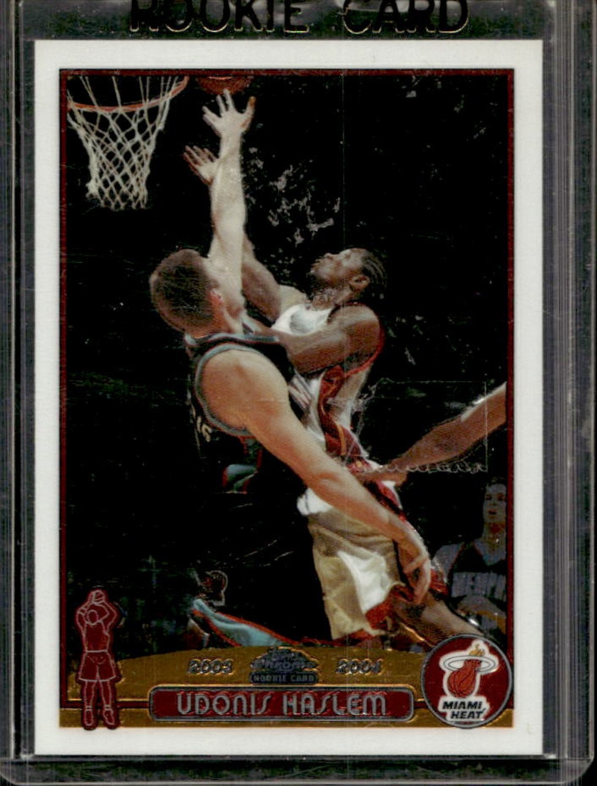 2003-04 Topps Chrome Udonis Haslem Rookie RC #164 Heat