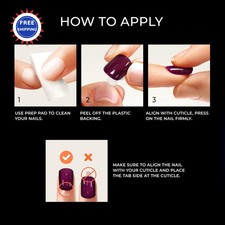 Press On Nails Kiss imPRESS No Glue Color FX The Weekends Pink Short Squoval