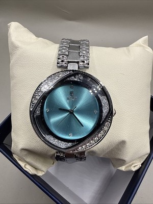 Montres Prestige X Invicta Women's Watch MPW-0224 Crystal Aqua-Sparkle Face NEW