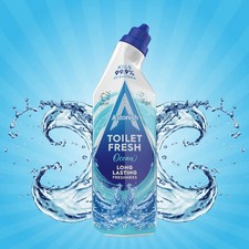 Case of 12 x Astonish Toilet Fresh Ocean Gel 750ml - Kills 99.9% of Bacteria 2.22 per litre
