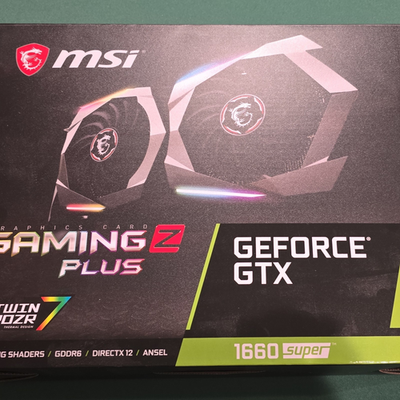 MSI GeForce GTX 1660 Super Gaming Z Plus GDDR6 RGB Fan Heatsink