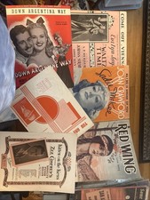 VINTAGE SHEET MUSIC  7 piece lot of mixed Sheet Music  See details