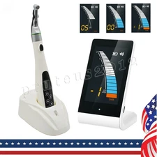 Dental Cordless LED Endo Motor 16:1 Contra Angle/Apex Locator Root Canal Finder