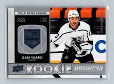 2021-22 UD Series 1 Rookie Retrospective  #RR-6 Gabe Vilardi Los Angeles Kings