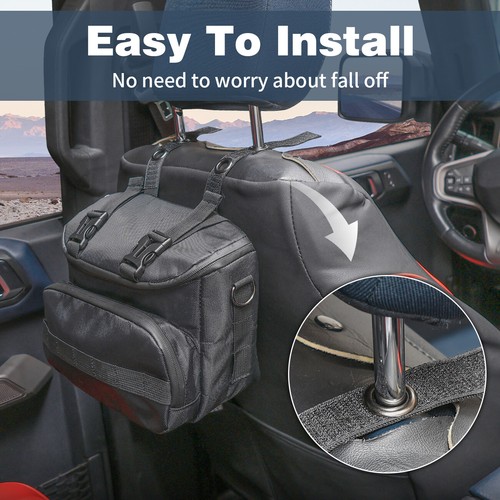 Multi-Functional Pole Bag Backpack For Motorbike Weekender Travel Black Off-Road - Foto 10 di 11