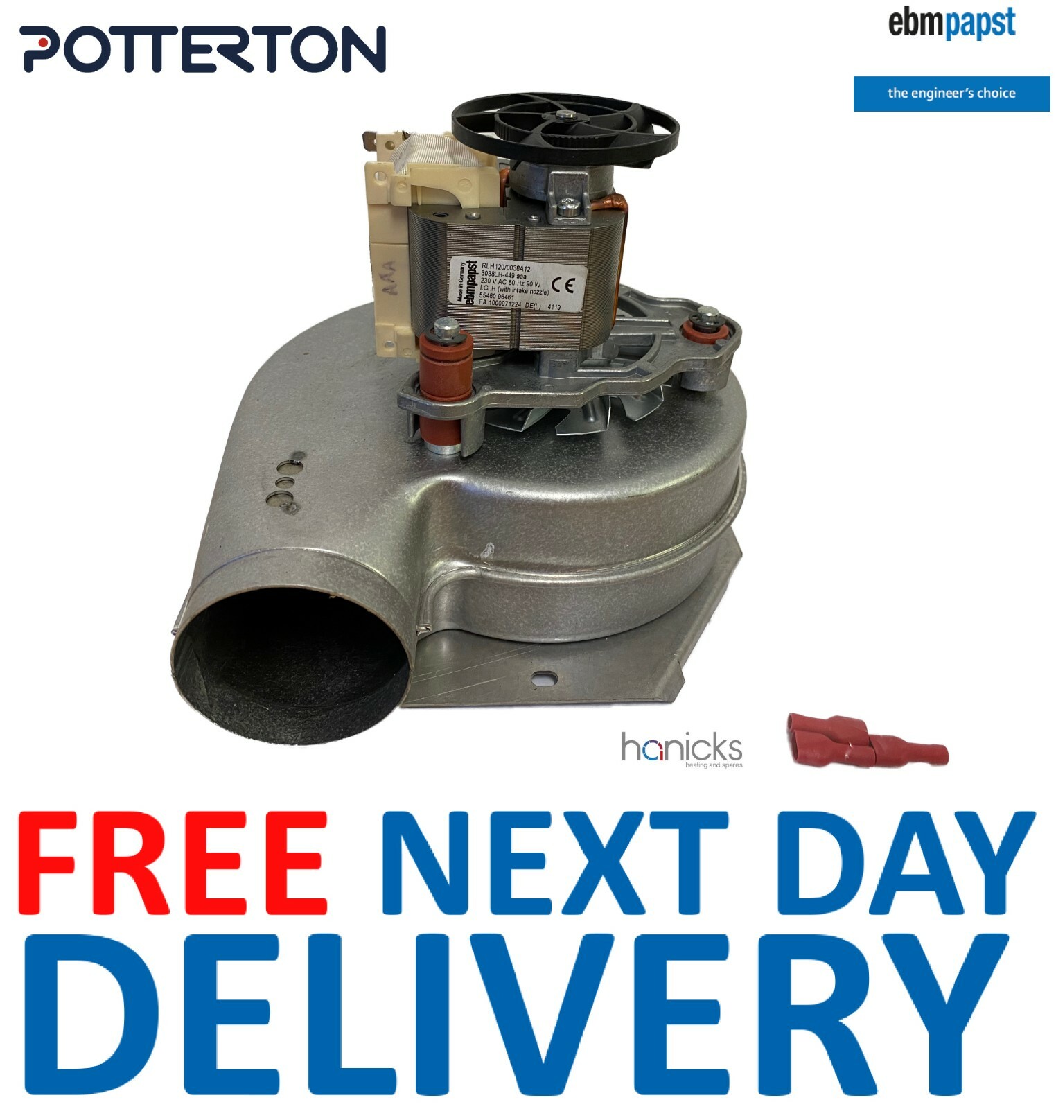 Potterton Suprima 60L/70L RLH108/0040 A6-3030LH-485 Fan 5105947 5105901  E78-461 | eBay