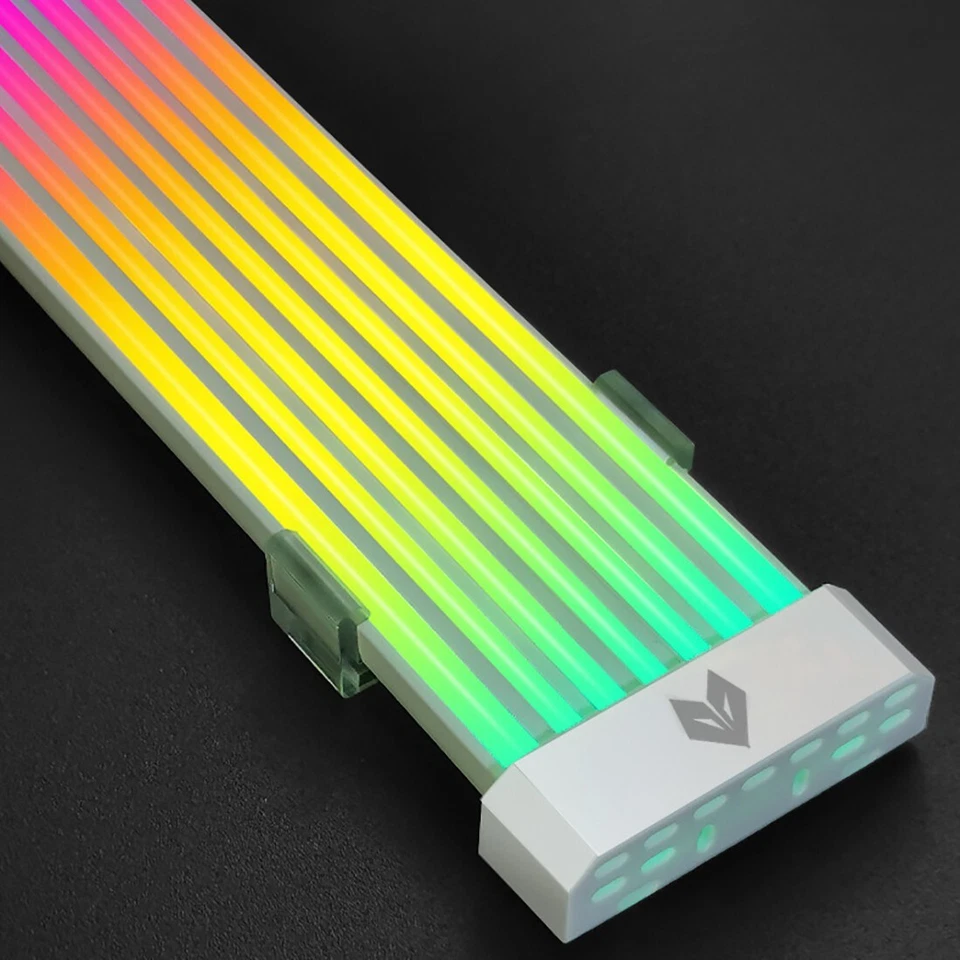 Computer Neon Line ARGB Light Bar 8Pin Video Card 24Pin Case Decoration RGB Lamp - Image 4 of 4