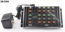 4-Way Component RGB Audio Video Distribution Amplifier