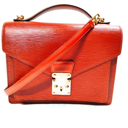 Louis Vuitton LV Hand Bag M52123 Monceau Brown Epi 3116392 - 第 1/9 張圖片