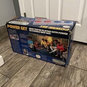 Nintendo NES Power Set in Box with Power Pad Controller Untested Not Complete
