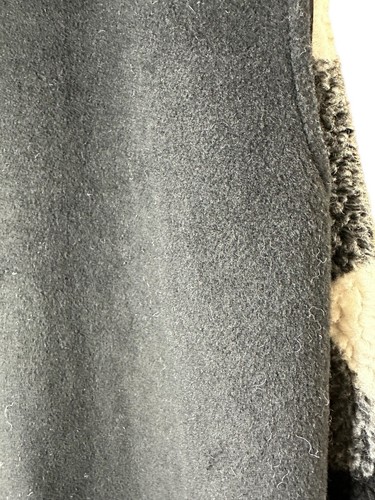Talbots Wool Blend Buffalo Plaid Long Checkered Vest Size 1X Black White - Picture 7 of 11