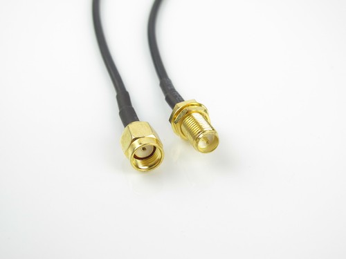 30ft WiFi Antenna RP-SMA Extension Coaxial Cable Cord for Wi-Fi Wireless Router - Zdjęcie 3 z 3