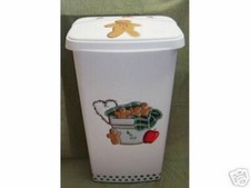 HP GINGERBREAD TRASH CAN/NEW ITEM/ BLUE BURG GREEN