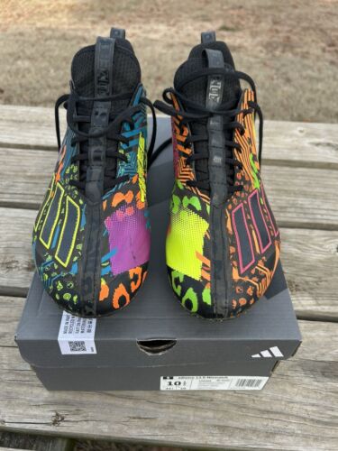Adidas Adizero 12.0 Mismatch Black Football Cleats Men Sizes USED 10.5 - Picture 3 of 6