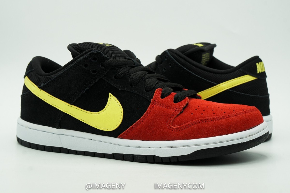 NIKE DUNK SB LOW USED SIZE 7 BUTT HEAD BLACK SONIC YELLOW NIKE DUNK SB LOW USED SIZE 7 BUTT HEAD BLACK SONIC YELLOW