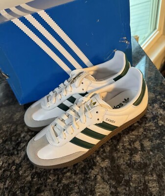★adidas★ Samba OG サンバOG White: Green / JH8797 adidas Samba OG Shoes - White | Free Shipping with adiClub