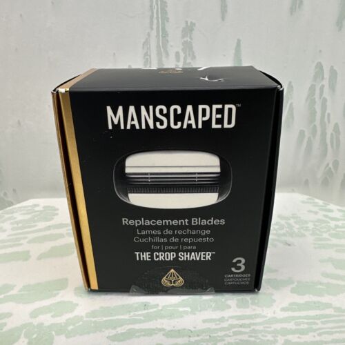 Manscaped The Crop Shaver Razor Replacement Blades 3 Cartridges Per Box  - Picture 1 of 2
