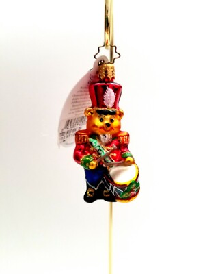 Christopher Radko - Teddy Bear Beat Gem #1013775 Marching Band Teddy Bear