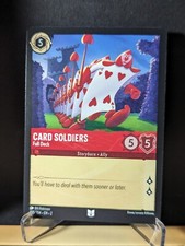 Disney Lorcana: Rise of the Floodborn Card Soldiers 105/204 Uncommon - NON Foil